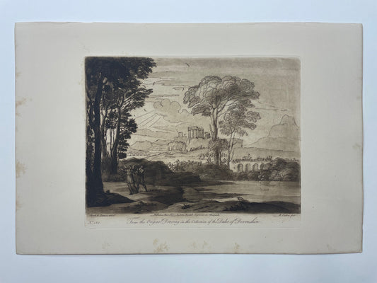 From the Original Drawing in the Collection of The Duke of Devonshire, Claude Lorrain, c.1777