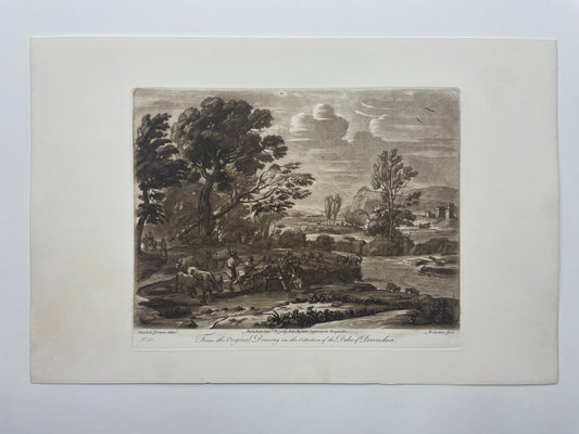 From the Original Drawing in the Collection of The Duke of Devonshire, Claude Lorrain, 1775