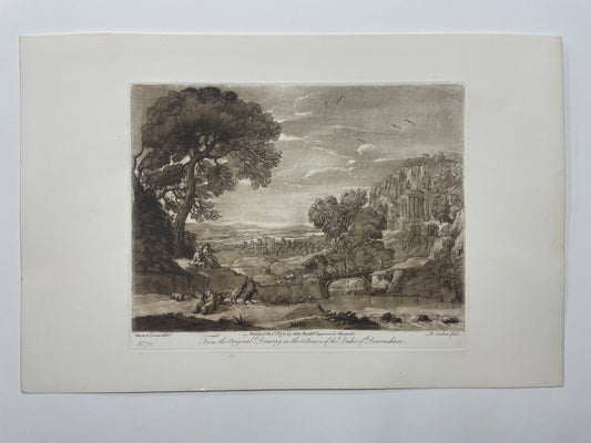 From the Original Drawing in the Collection of The Duke of Devonshire, Claude Lorrain, c. 1774