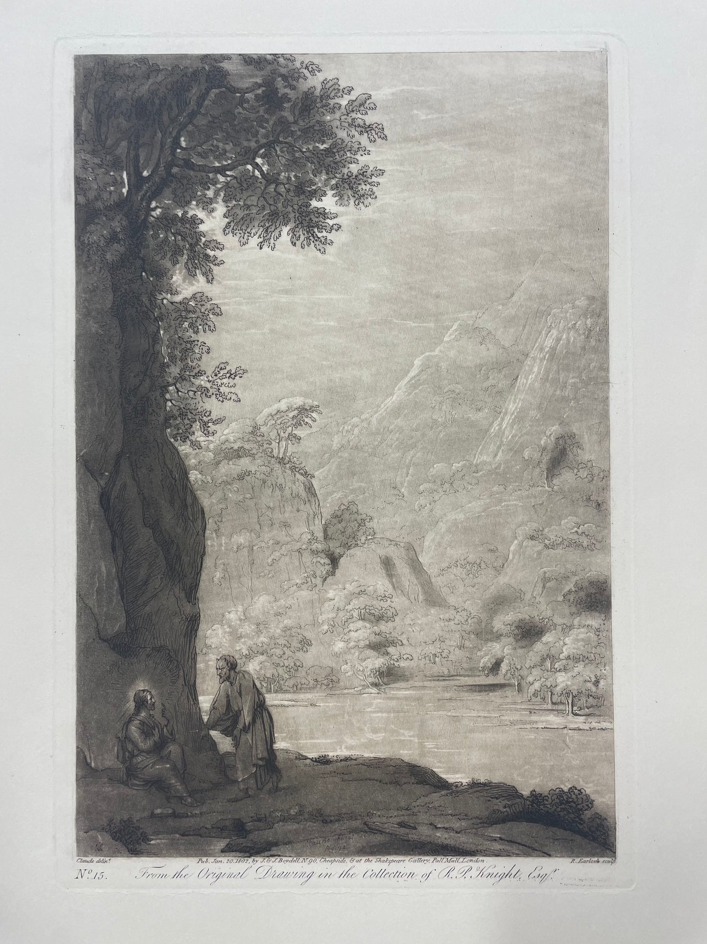 From the Original Drawing in the Collection of R.P. Knight, Claude Lorrain, c. 1802