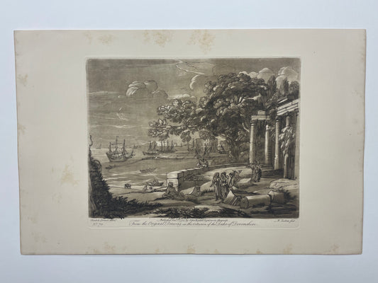 From the Original Drawing in the Collection of the Duke of Devonshire, Claude Lorrain, c. 1774