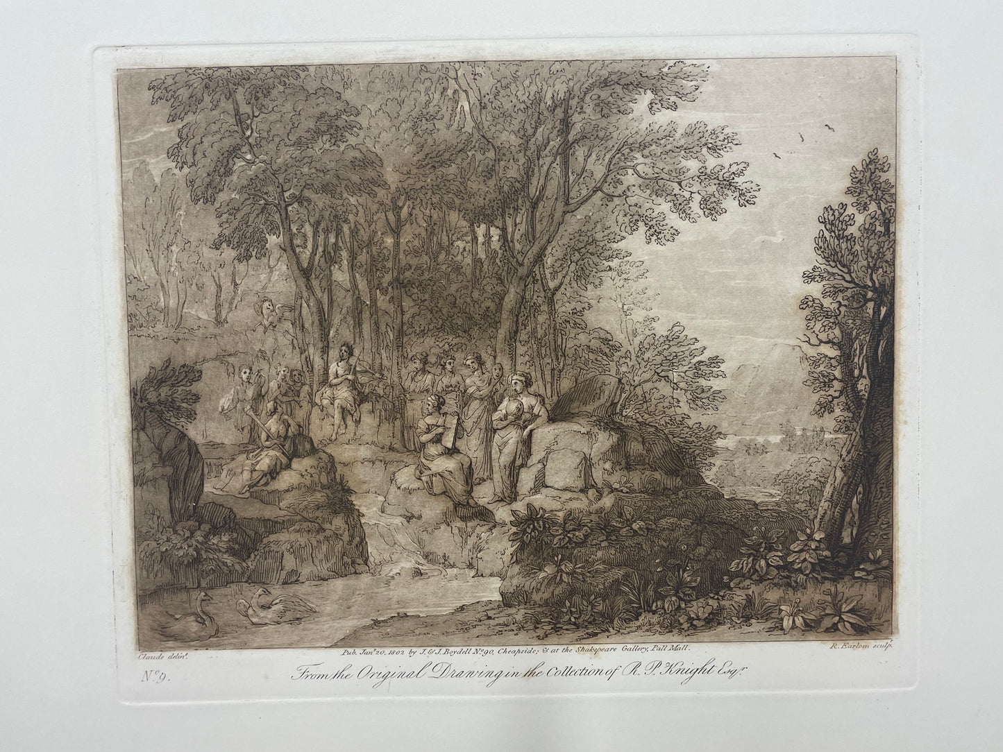 From the Original Drawing in the Collection of R.P. Knight, Claude Lorrain, c. 1802