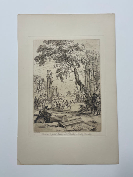 From the Original Drawing in the Collection of the Duke of Devonshire, Claude Lorrain, c. 1775