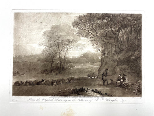 From the Original Drawing in the Collection of R.P. Knight, Claude Lorrain, c.1803