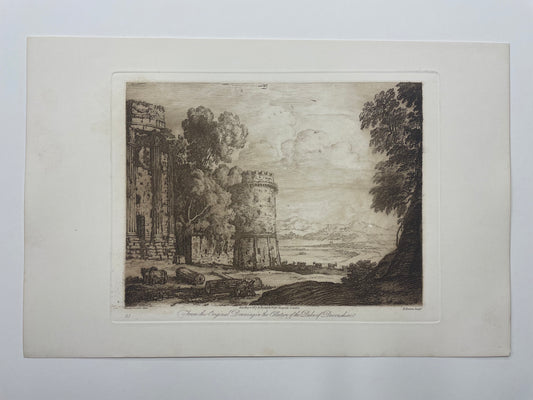 From the Original Drawing in the Collection of the Duke of Devonshire, Claude Lorrain, c. 1817