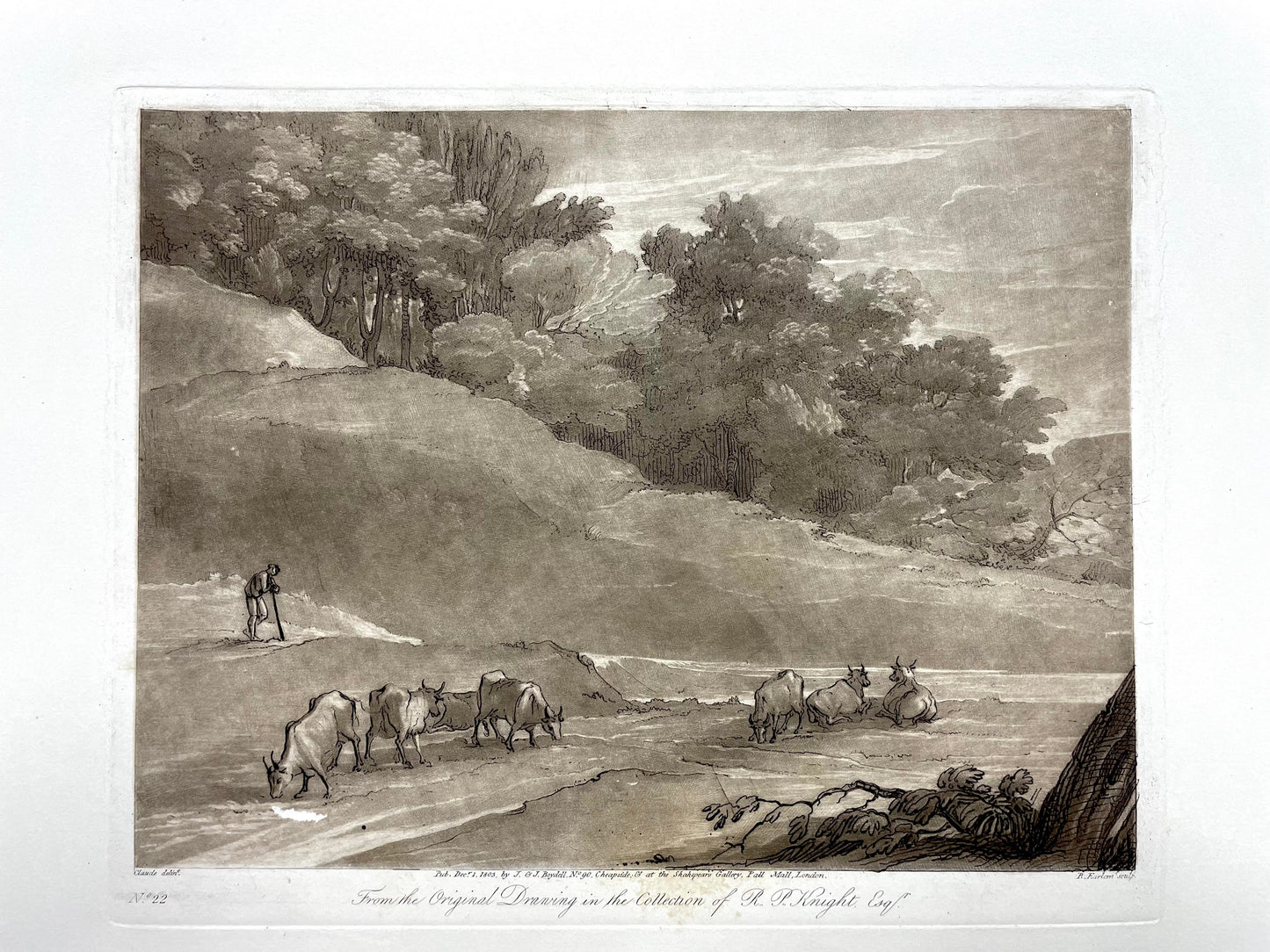 From the Original Drawing in the Collection of R.P. Knight, Claude Lorrain, c. 1803