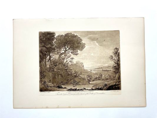 From the Original Drawing in the Collection of the Duke of Devonshire, Claude Lorrain, C. 1774