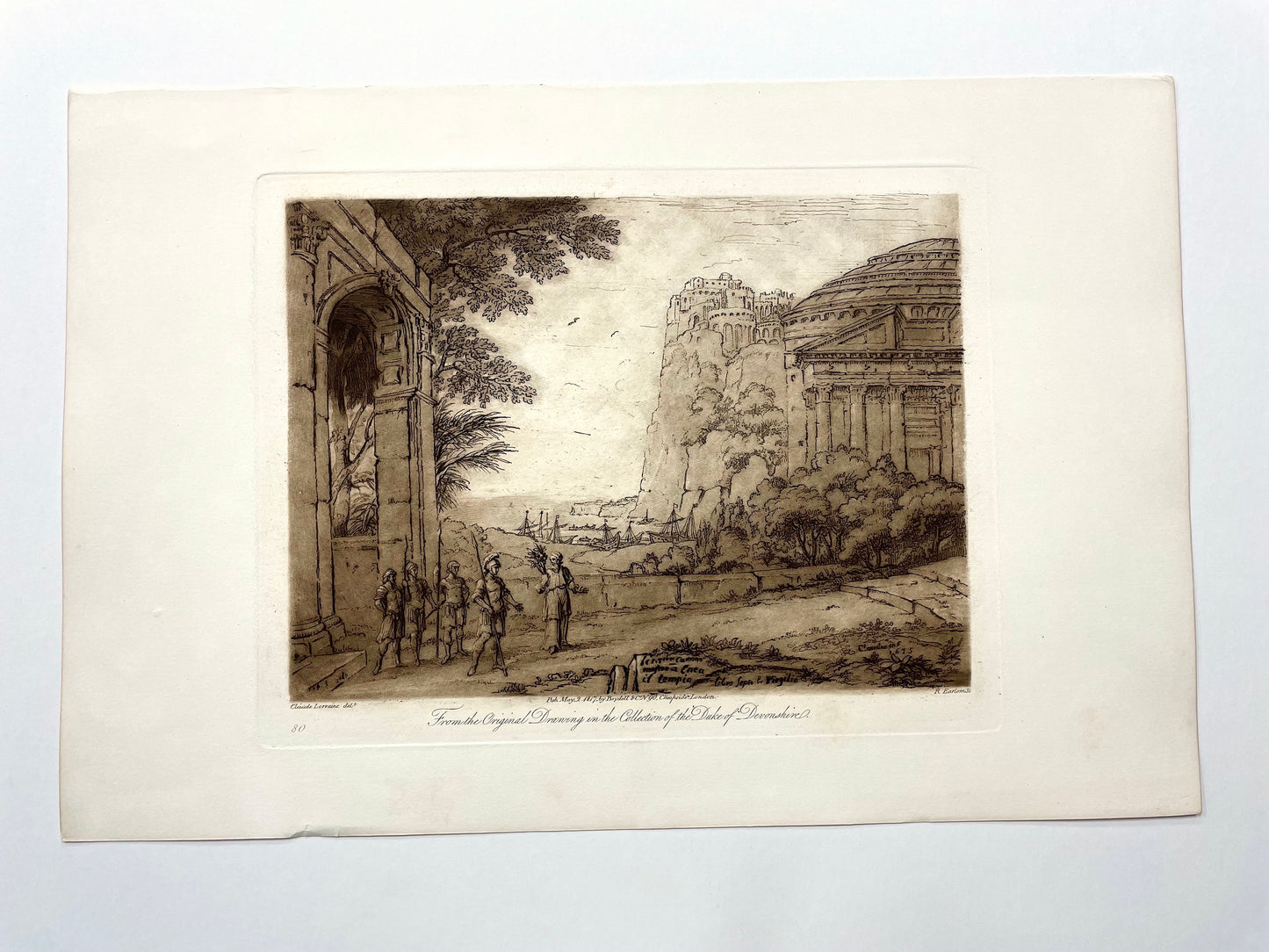 From the Original Drawing in the Collection of the Duke of Devonshire, Claude Lorrain, C. 1817