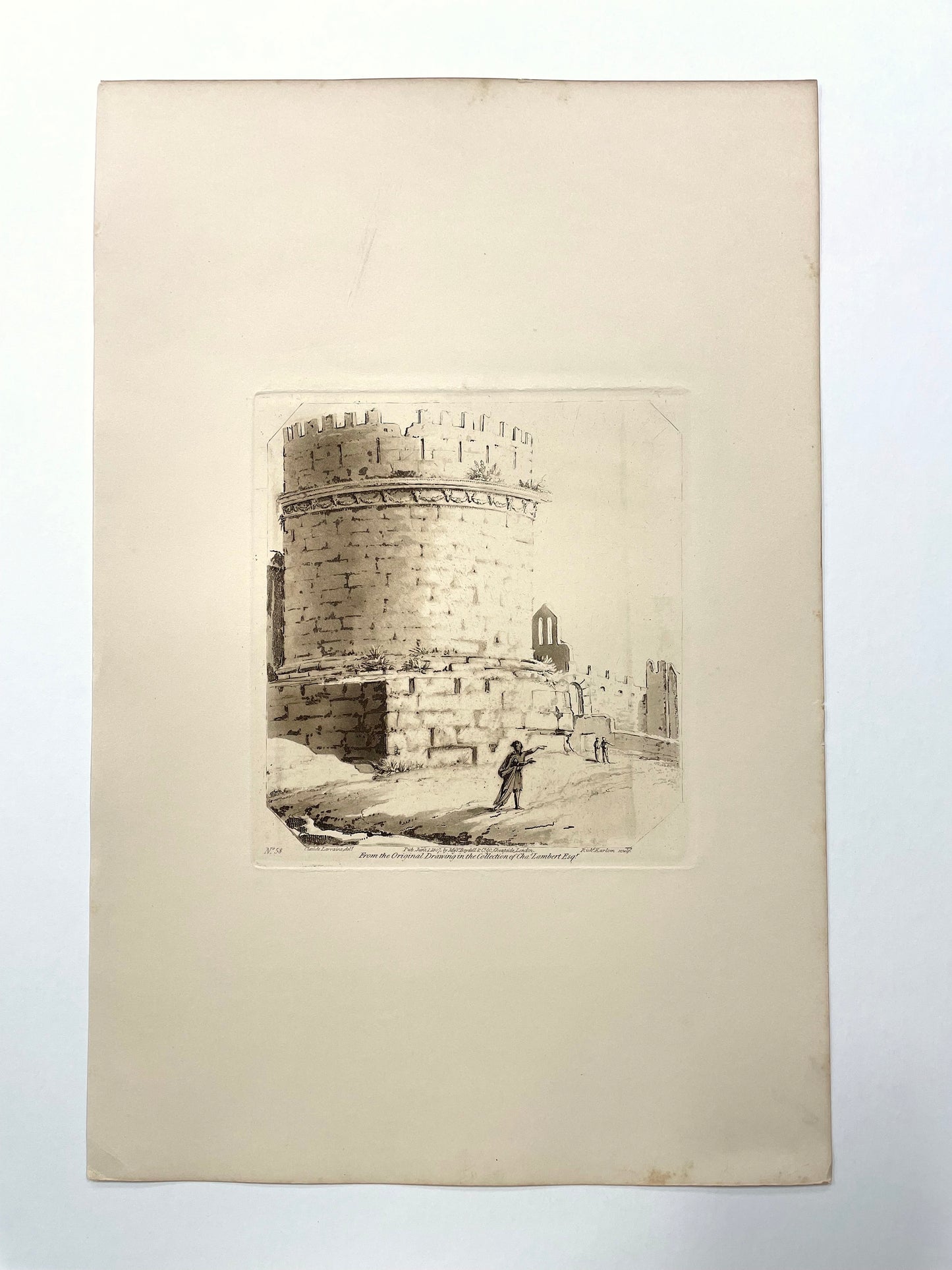 From the Original Drawing in the Collection of Charles Lambert, Claude Lorrain, C. 1807