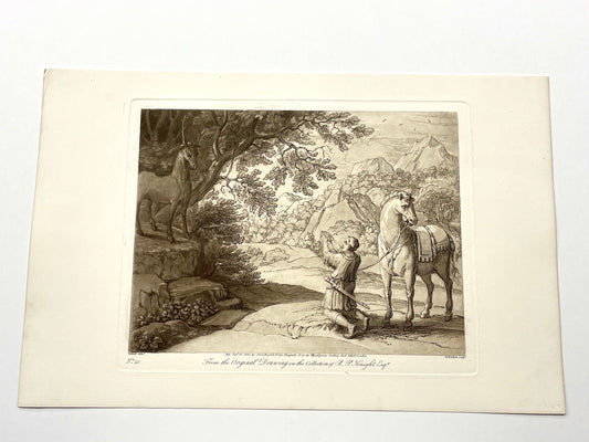 From the Original Drawing in the Collection of R.P. Knight, Claude Lorrain, C. 1802