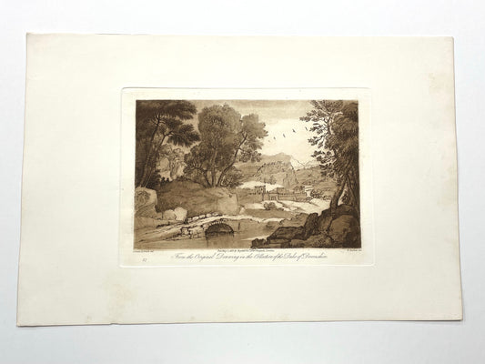 From the Original Drawing in the Collection of the Duke of Devonshire, Claude Lorrain, C. 1817