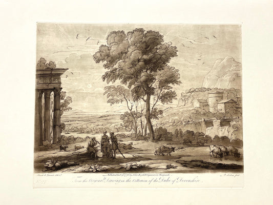 From the Original Drawing in the Collection of the Duke of Devonshire, Claude Lorrain, C. 1776