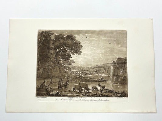 From the Original Drawing in the Collection of the Duke of Devonshire, Claude Lorrain, C. 1776