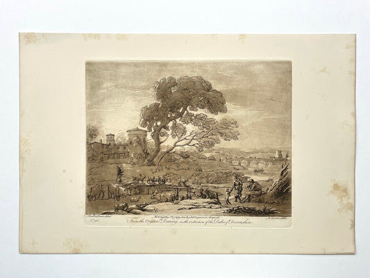 From the Original Drawing in the Collection of the Duke of Devonshire, Claude Lorrain, C. 1776