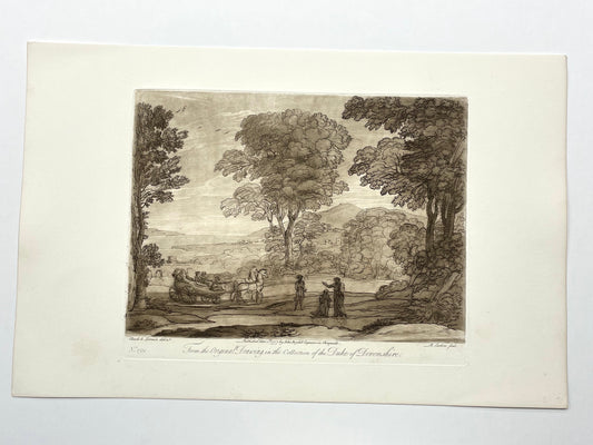 From the Original Drawing in the Collection of the Duke of Devonshire, Claude Lorrain, C. 1777