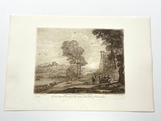 From the Original Drawing in the Collection of the Duke of Devonshire, Claude Lorrain, C. 1777