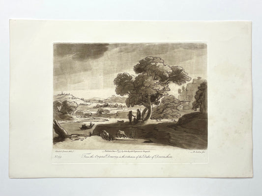 From the Original Drawing in the Collection of the Duke of Devonshire, Claude Lorrain, C. 1777