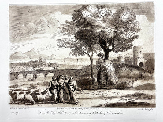 From the Original Drawing in the Collection of the Duke of Devonshire, Claude Lorrain c.1776