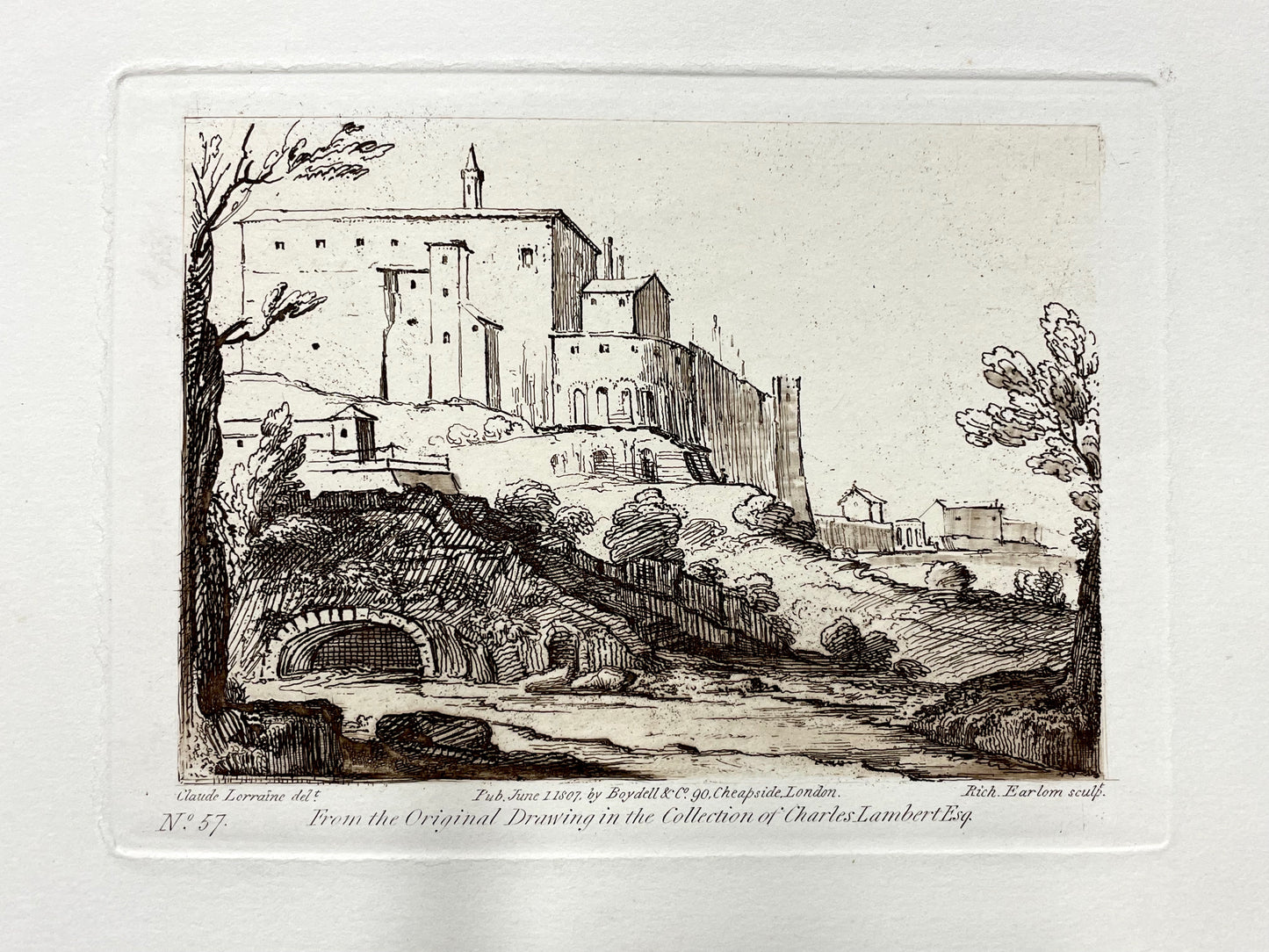 From the Original Drawing in the Collection of Charles Lambert, Claude Lorrain, C. 1807