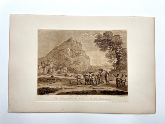 From the Original Drawing in the Collection of the Duke of Devonshire, Claude Lorrain, c. 1777