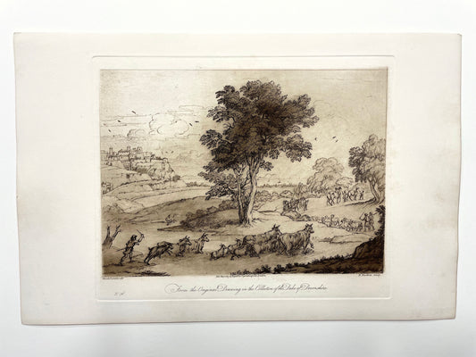 From the Original Drawing in the Collection of the Duke of Devonshire, Claude Lorrain, C. 1819