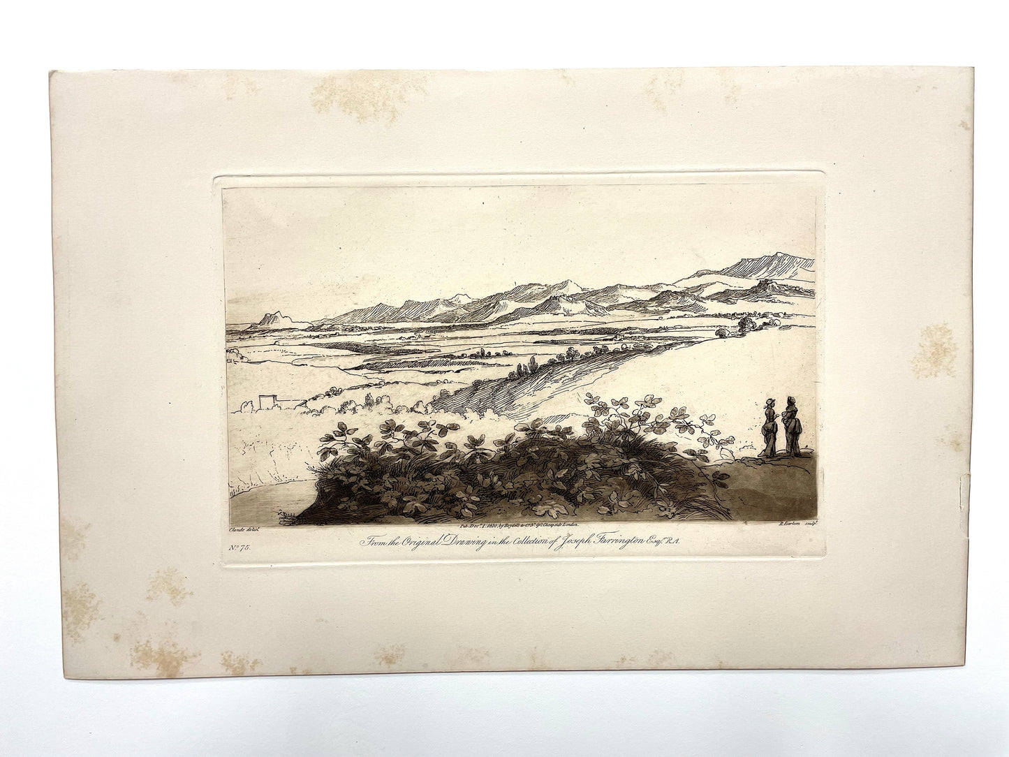 From the Original Drawing in the Collection of Joseph Farrington, Claude Lorrain, C. 1810