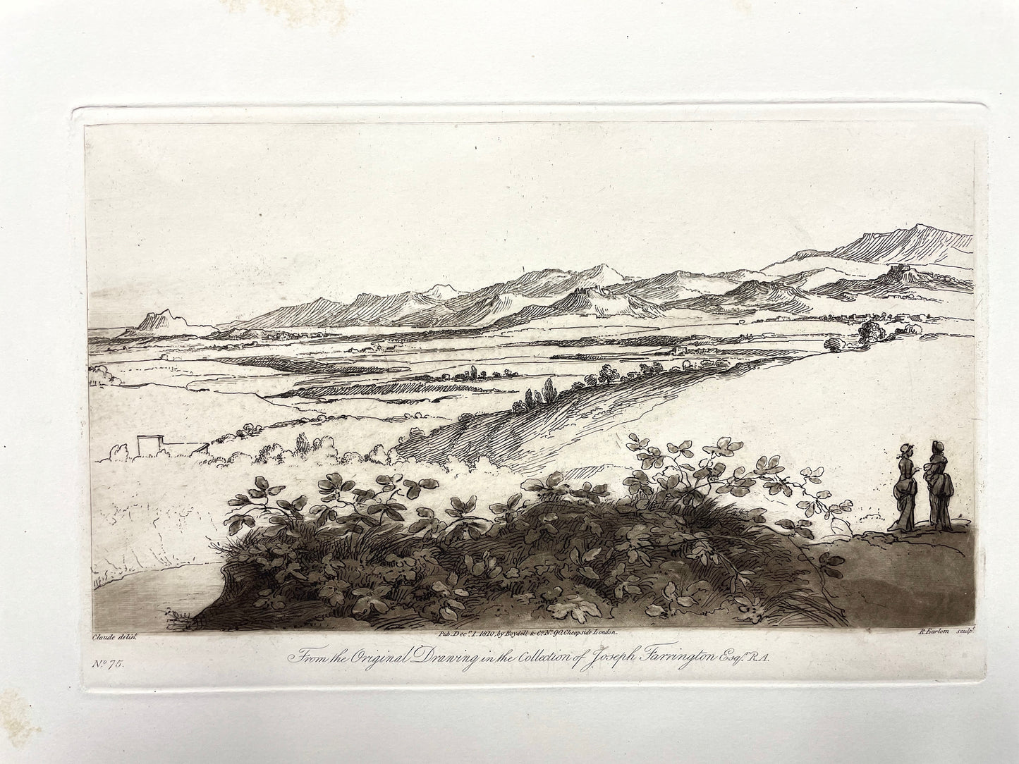 From the Original Drawing in the Collection of Joseph Farrington, Claude Lorrain, C. 1810