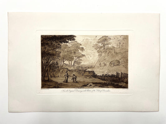 From the Original Drawing in the Collection of the Duke of Devonshire, Claude Lorrain, C. 1817