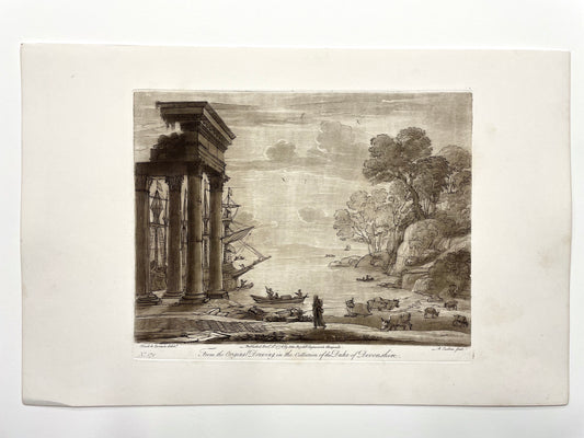 From the Original Drawing in the Collection of the Duke of Devonshire, Claude Lorrain, C. 1776