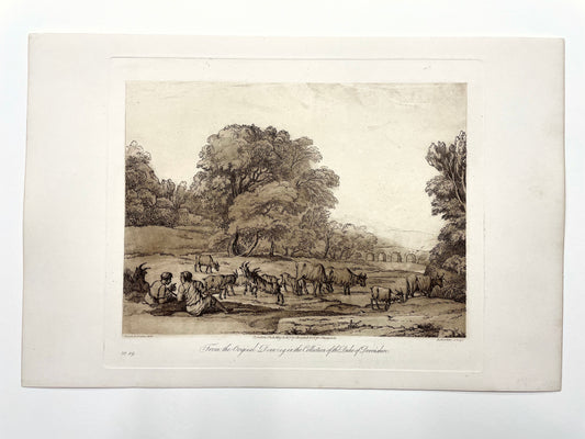 From the Original Drawing in the Collection of the Duke of Devonshire, Claude Lorrain, C. 1817