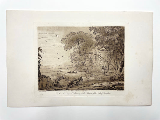 From the Original Drawing in the Collection of the Duke of Devonshire, Claude Lorrain, C. 1817