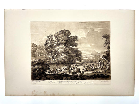 From the Original Drawing in the Collection of the Duke of Devonshire, Claude Lorrain, C. 1774