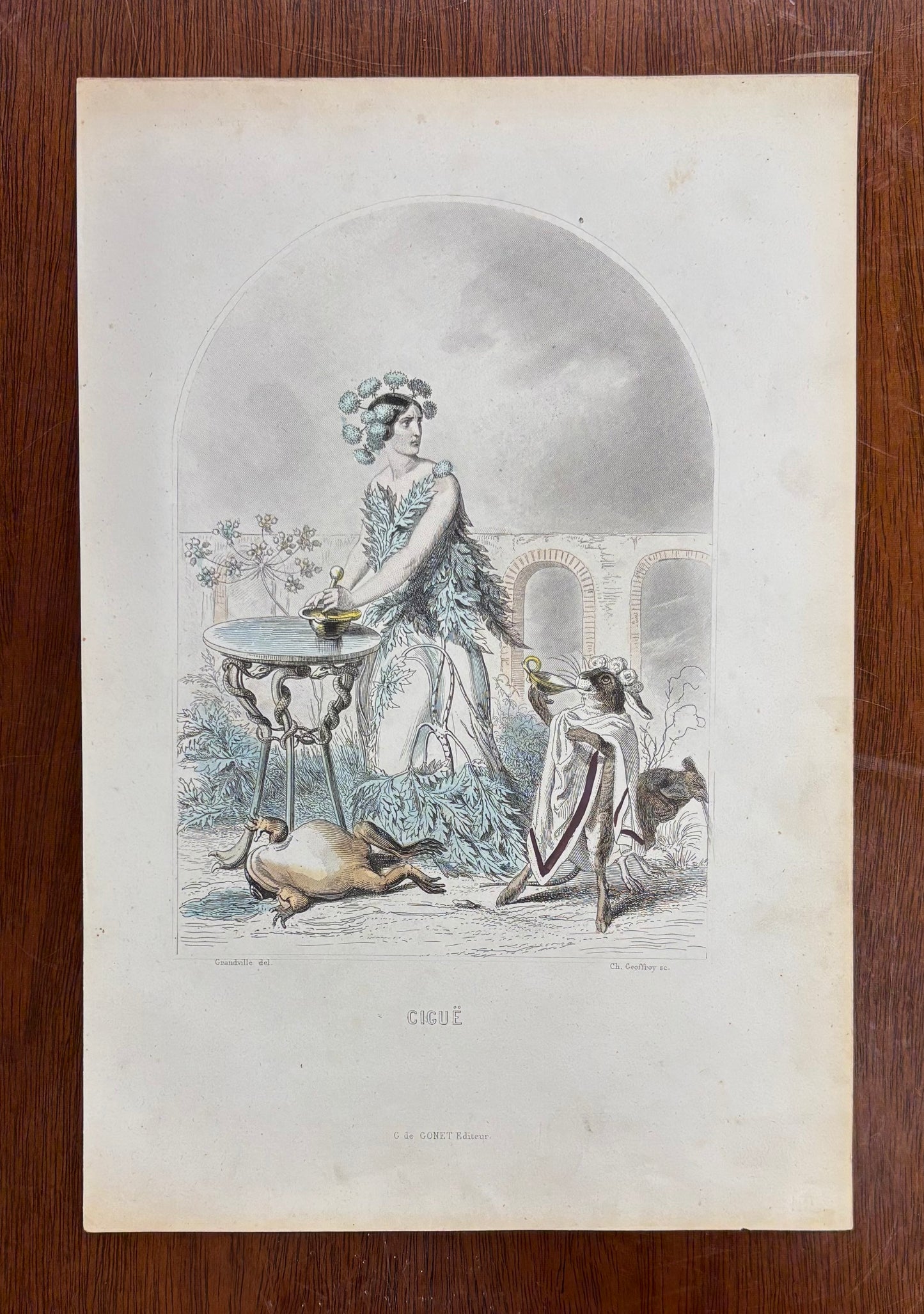 Cigue (Hemlock) by J.J. Grandville