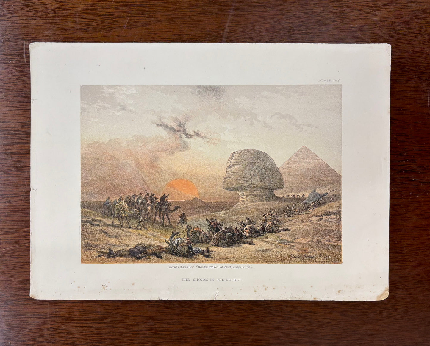 Simoom in the Desert by David Roberts