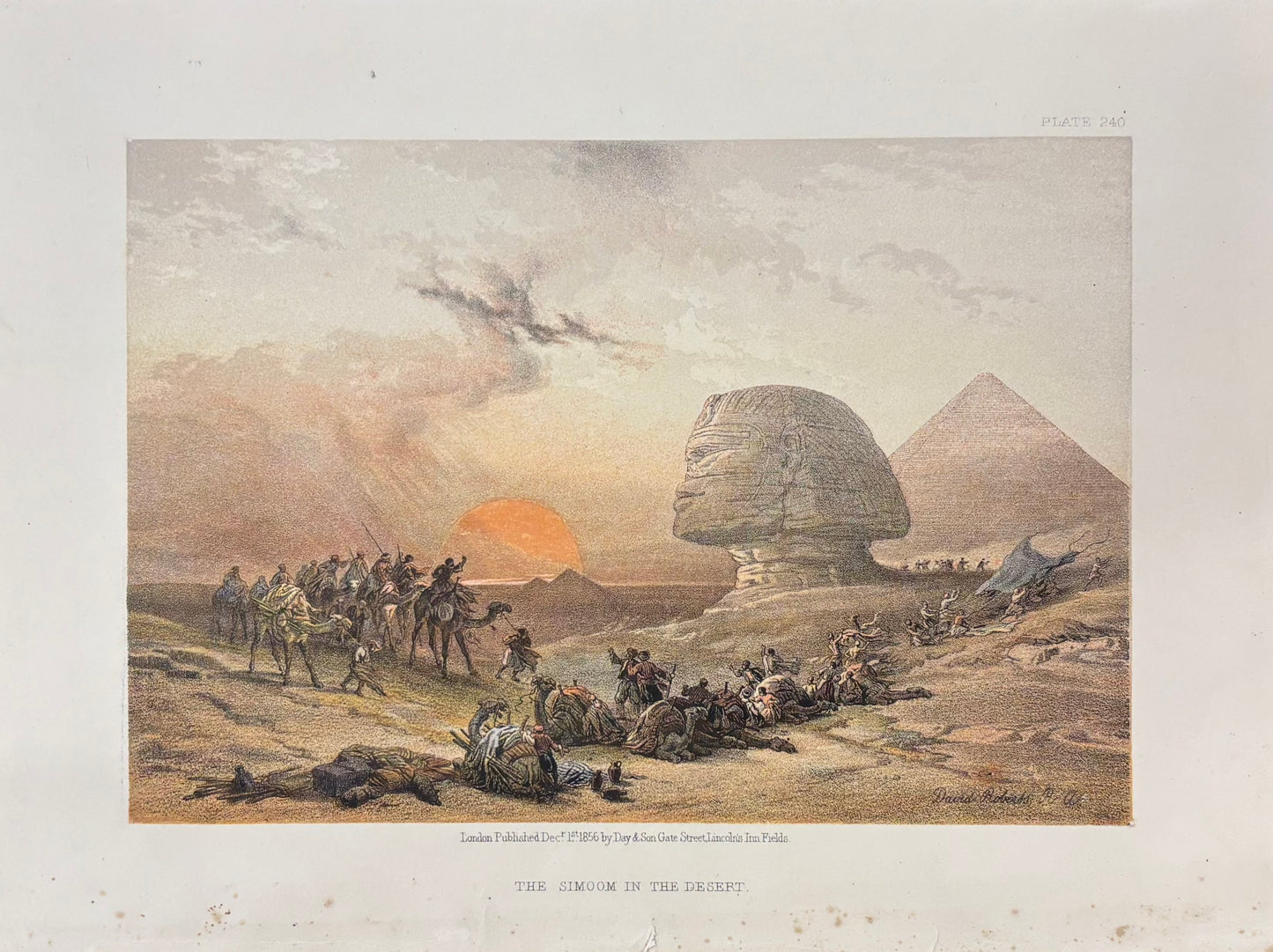 Simoom in the Desert by David Roberts