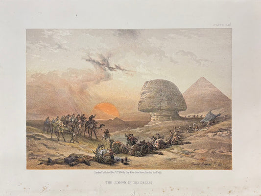 Simoom in the Desert by David Roberts