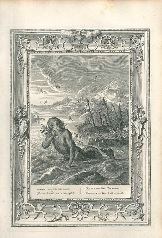 Picart, Mythology, Temple of Muses, Glaucus
