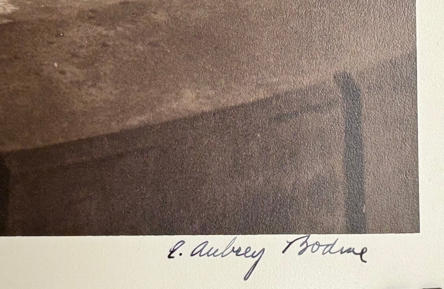 A. Aubrey Bodine, Calvert Street Baltimore, Signed Photograph, c.1965