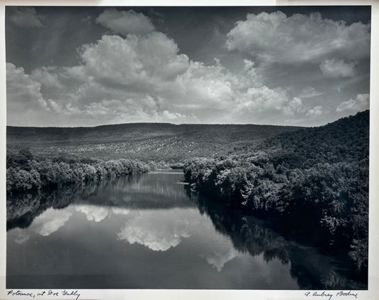 A. Aubrey Bodine, Potomac at Doe Gully, Signed Photograph, c. 1965