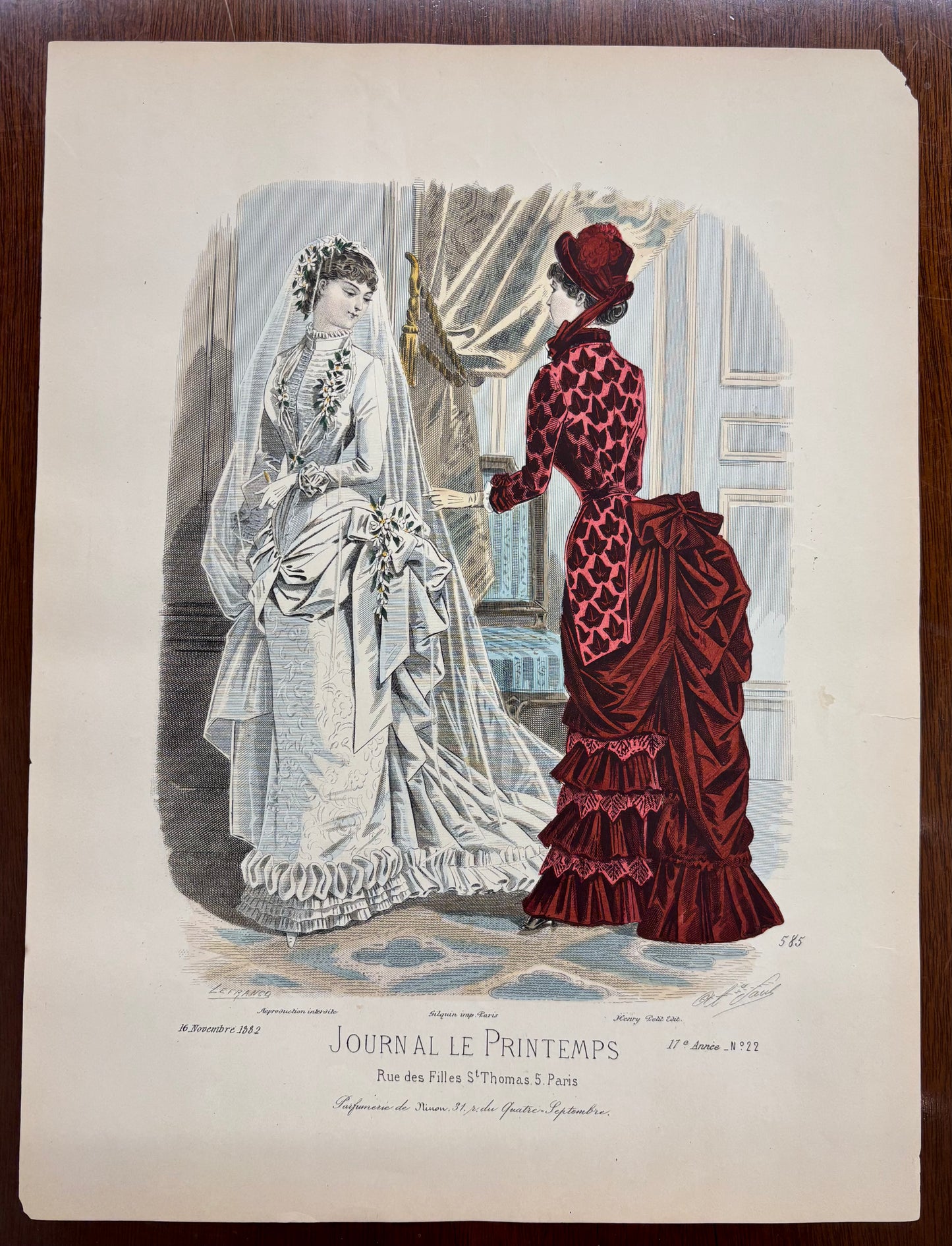 Journal le Printemps, Plate 16, November 1882