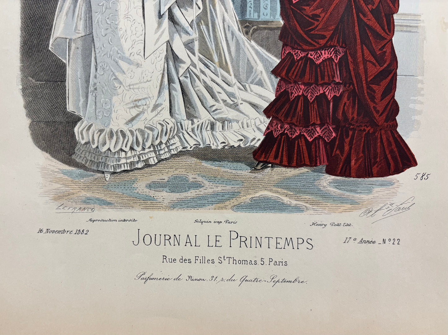 Journal le Printemps, Plate 16, November 1882