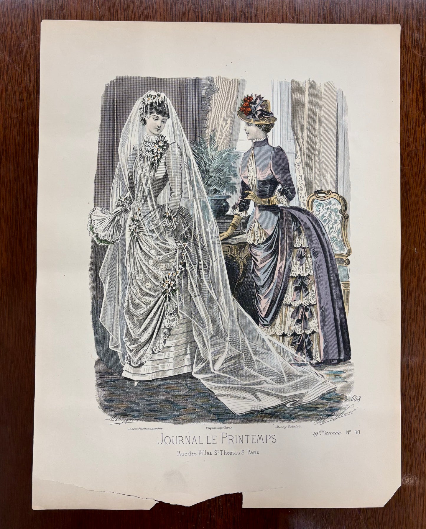 Journal le Printemps, Plate 1880