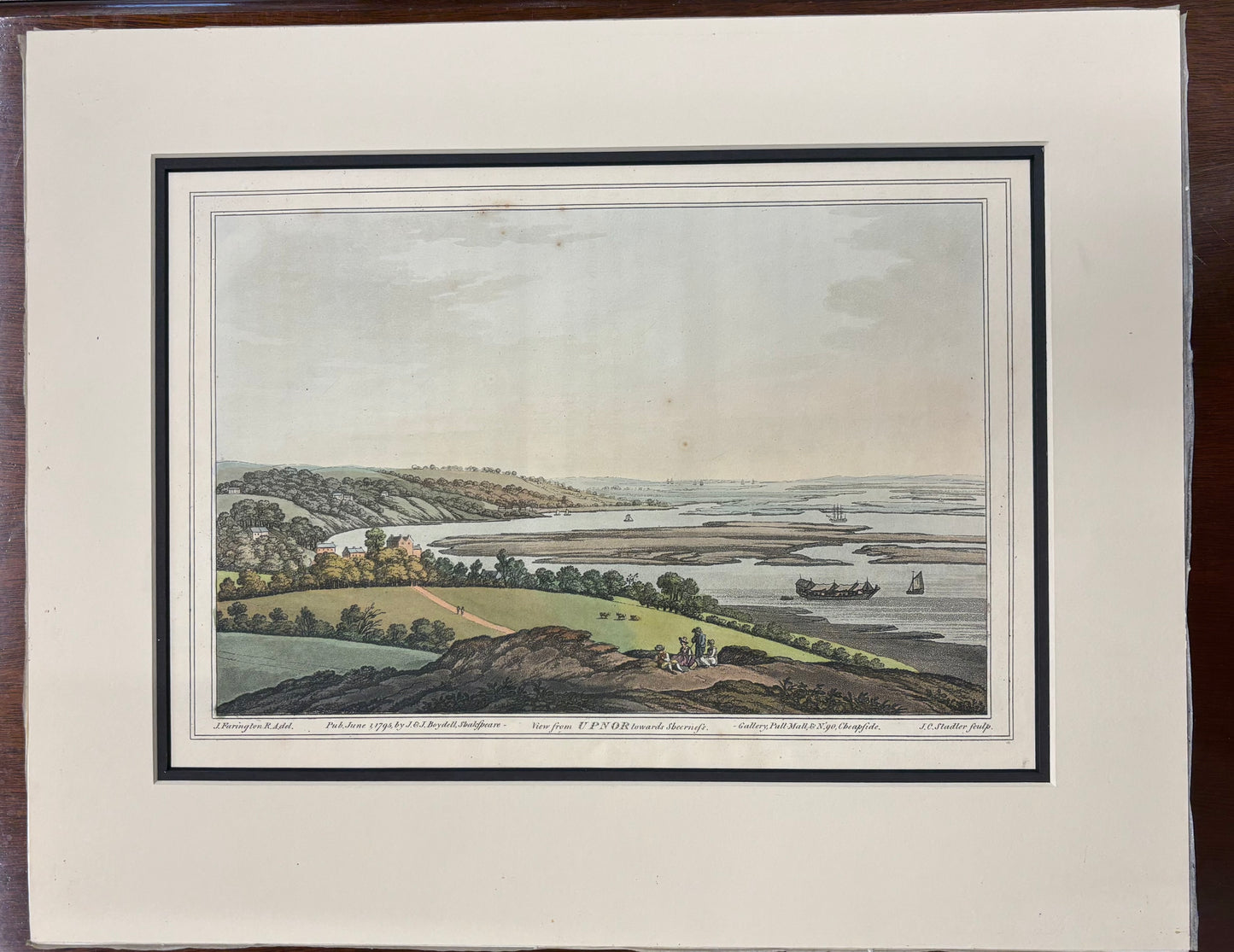 View from Upnor towards Sheerness