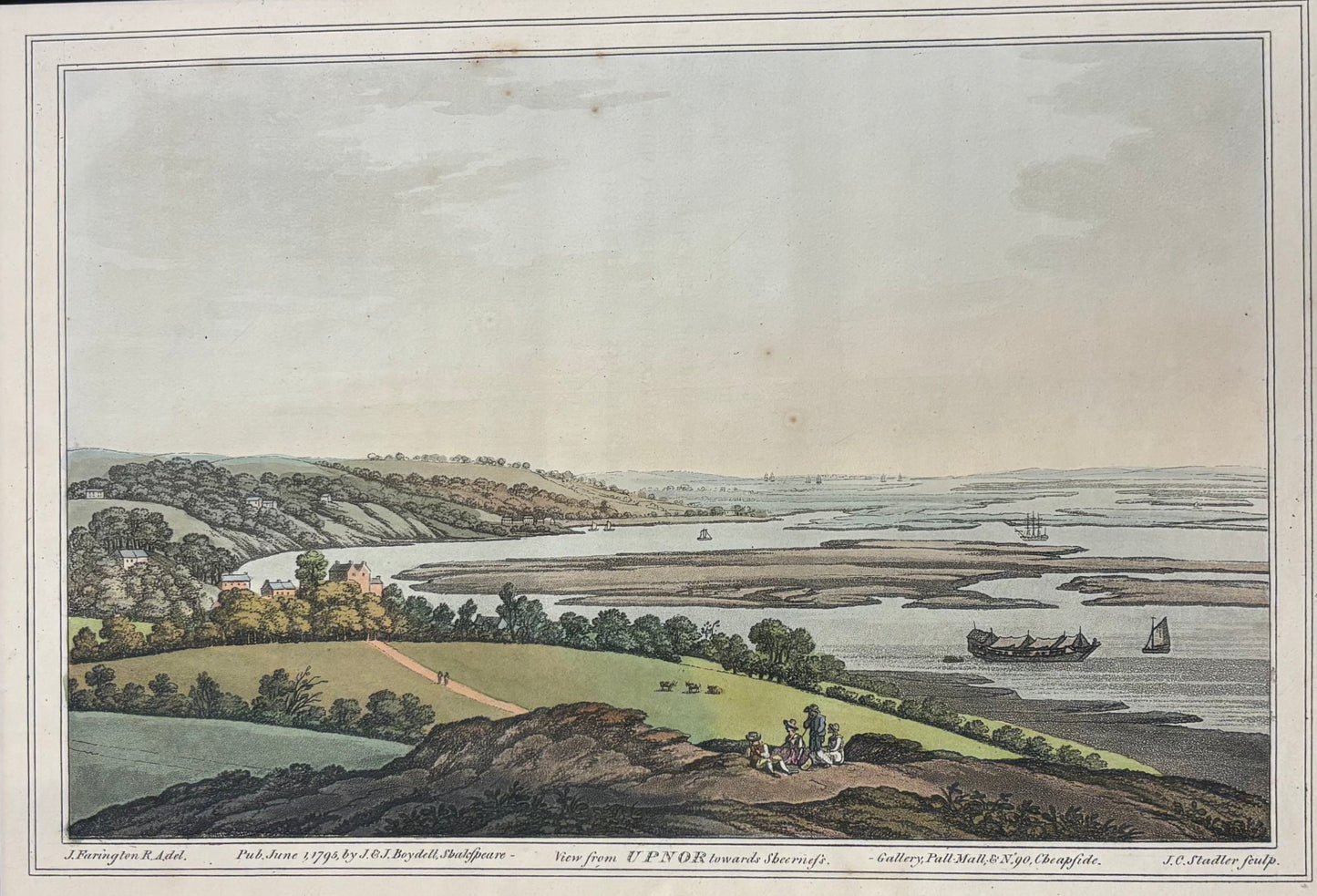 View from Upnor towards Sheerness