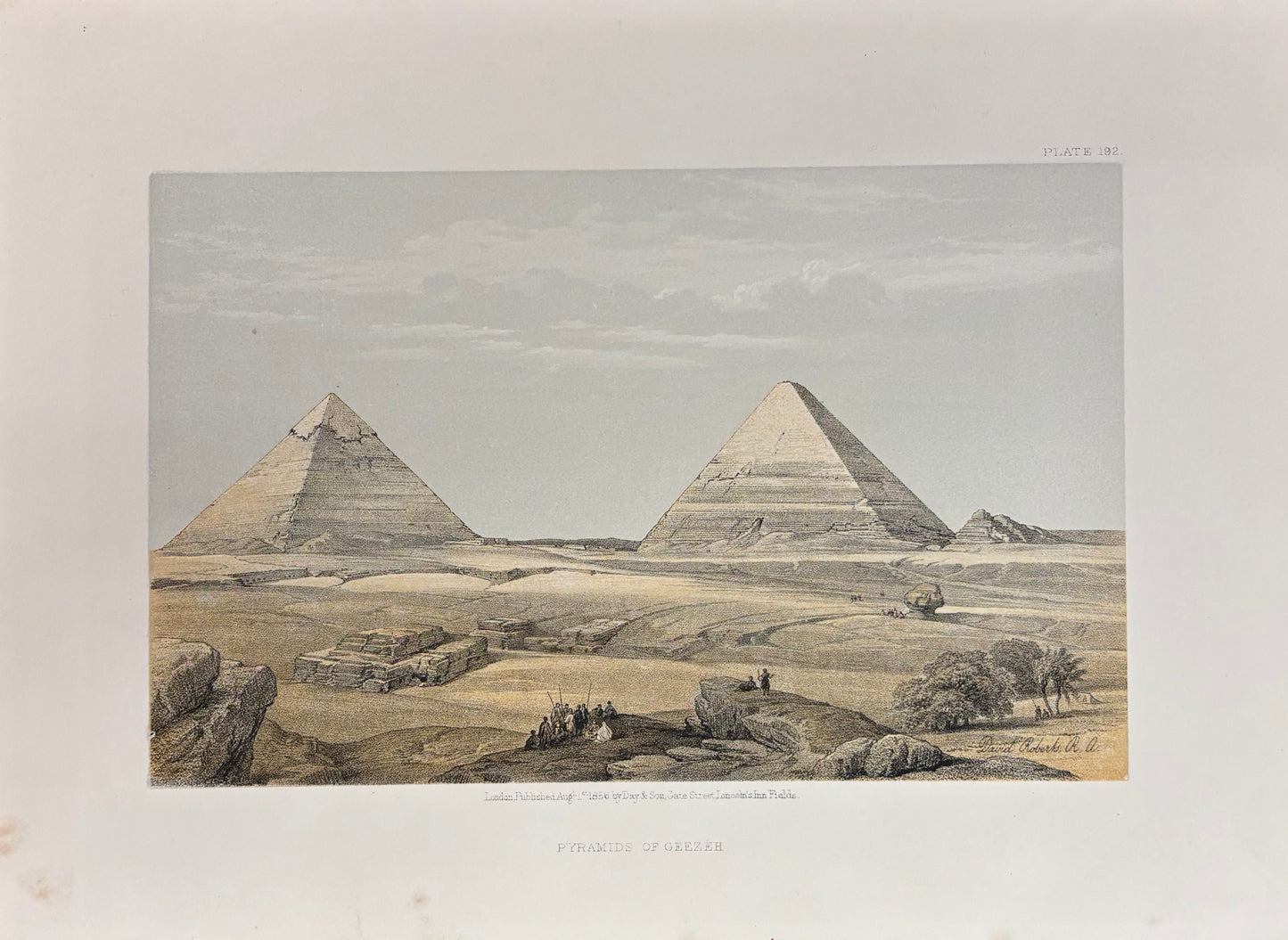 Pyramids of Geezeh by David Roberts