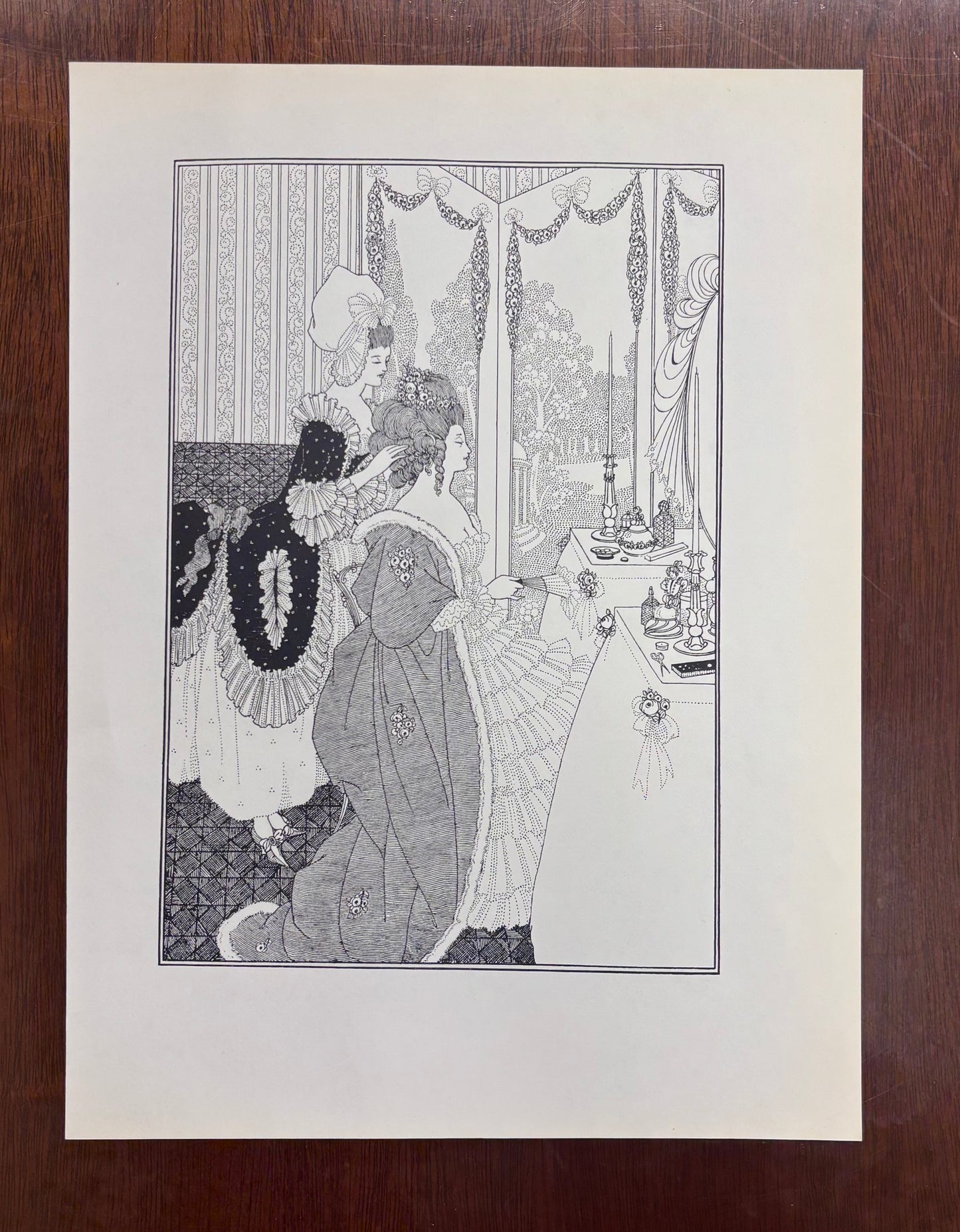 The Toilette by Aubrey Beardsley