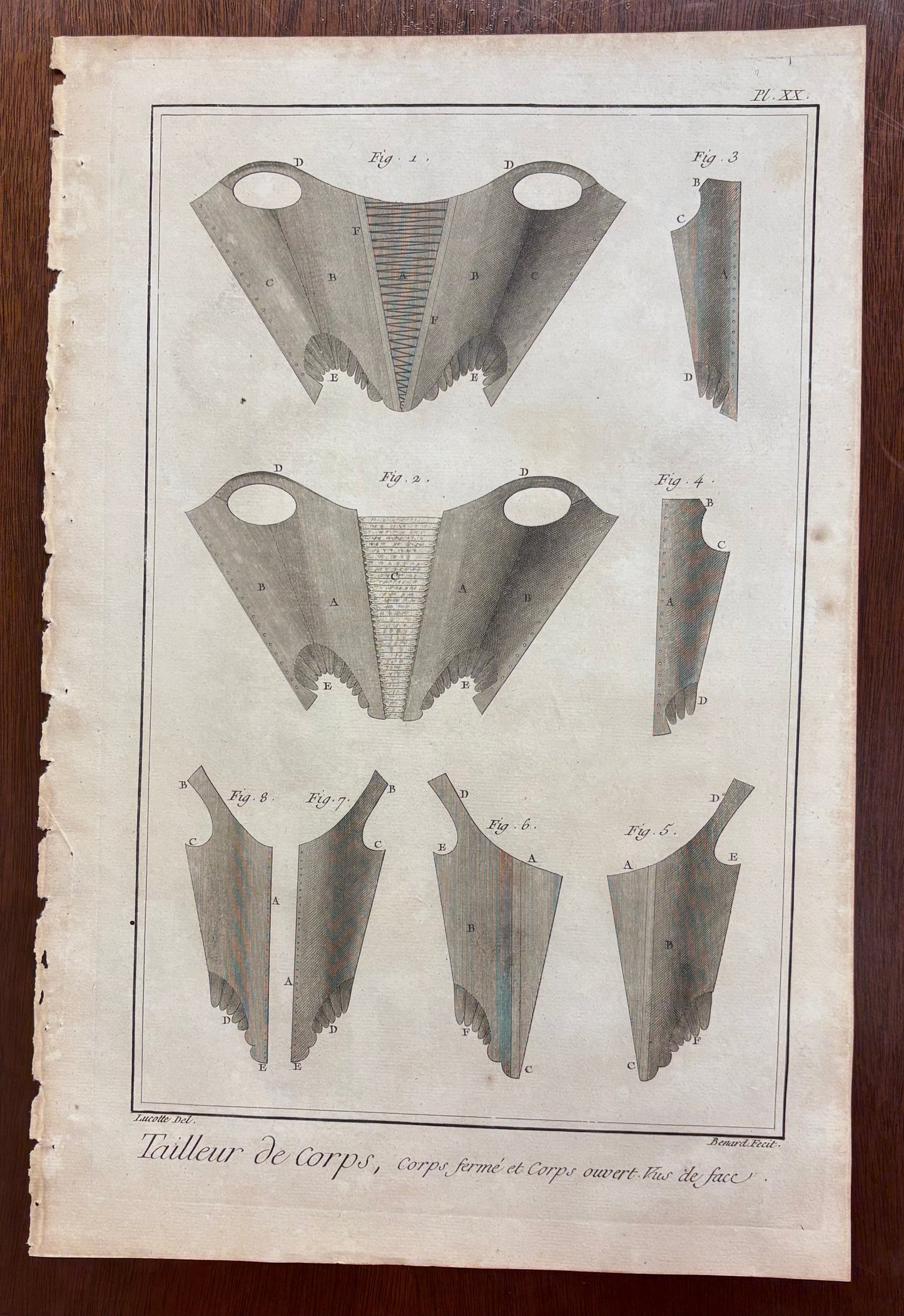 Plate XX, Staymaker by Louis-Jacques Goussier