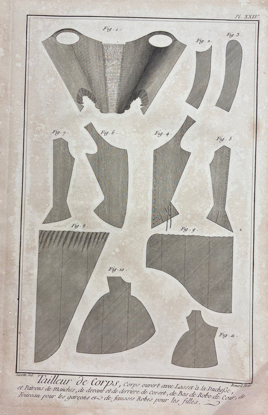 Plate XXIV, Staymaker by Louis-Jacques Goussier