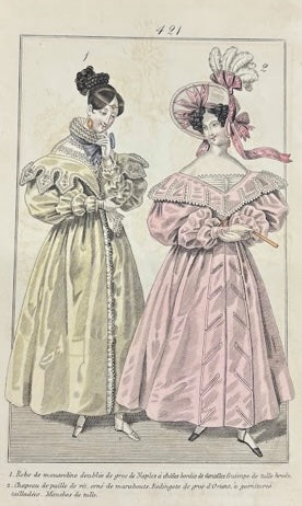 Fashion Plate 421 by an anonymous French artist