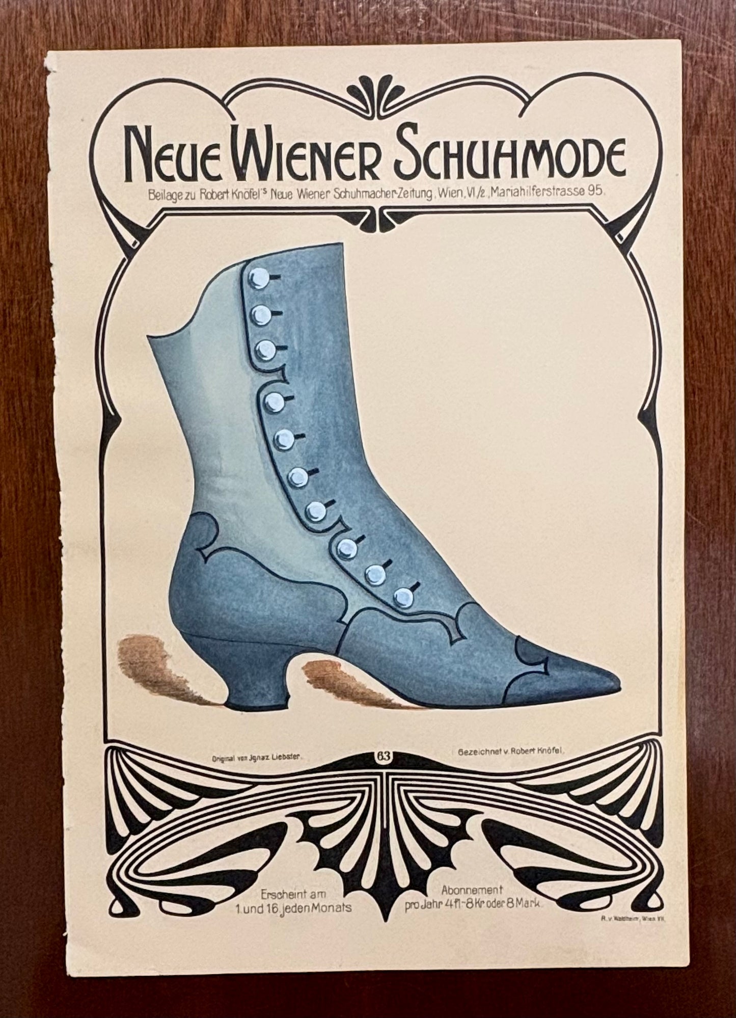 New Viennese Shoe Fashion, by Robert Knöfel